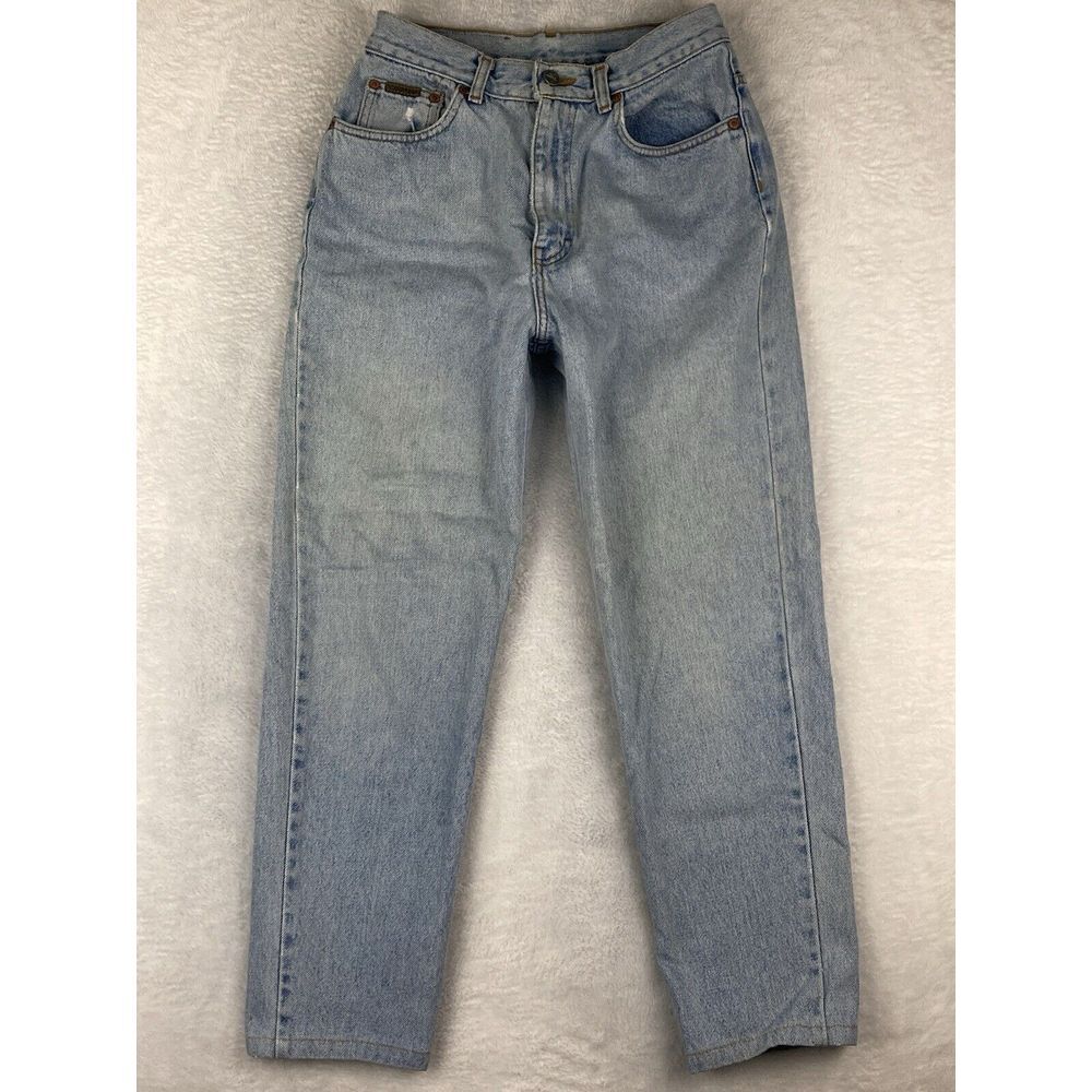 Calvin Klein‎ Womens Jeans Blue Enzyme Wash Size 8
